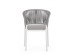 Καρέκλα Με Μπράτσα Florencia WG20 Ανοιχτό Γκρι 57x60x80εκ. - Γκρι