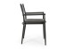 Καρέκλα Kendall Charcoal Μαύρη 54x57x83εκ. - Μαύρο