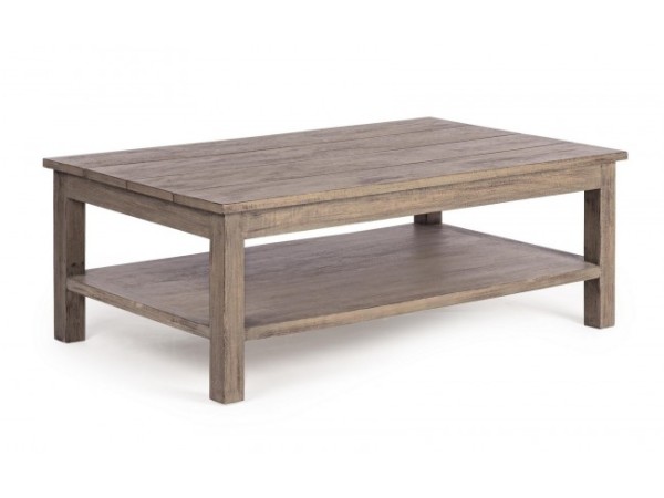 Τραπέζι Μέσης Κήπου Brasilia  Ξύλινο Mango 110x65x40εκ. - Καφέ