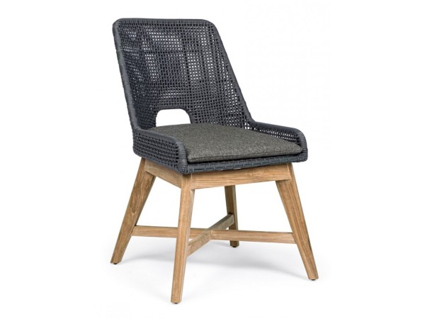 Καρέκλα Εξωτερικού Χώρου Hesperia Ξύλο Μαύρο-Καφέ 50x68x86εκ. - Καφέ Καρέκλα Εξωτερικού Χώρου Hesperia Ξύλο Μαύρο-Καφέ 50x68x86εκ. - Καφέ