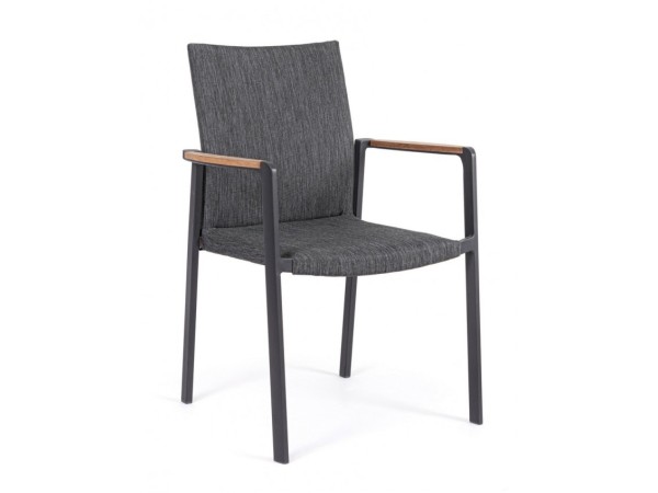 Καρέκλα Jalisco Ανθρακί 59x60.5x89 εκ. - Γκρι