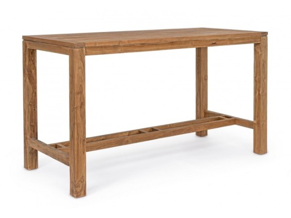 Τραπέζι Μπαρ Maricruz Μασίφ Ξύλο Teak Καφέ 180x80x105εκ. - Καφέ Τραπέζι Μπαρ Maricruz Μασίφ Ξύλο Teak Καφέ 180x80x105εκ. - Καφέ