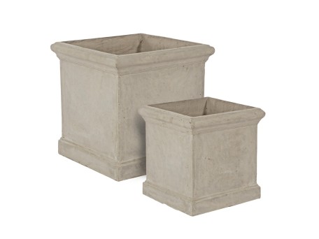 Κασπώ Sand Τσιμέντο Γκρι (Σετ 2Τμχ) 44x44x44εκ. - Γκρι