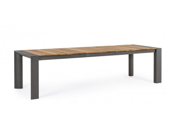 Τραπέζι Εξωτερικού Χώρου Επεκτεινόμενο Cameron Μεταλλικό/Ξύλο Γκρι/Καφέ 228-294x100x75εκ. - Γκρι Τραπέζι Εξωτερικού Χώρου Επεκτεινόμενο Cameron Μεταλλικό/Ξύλο Γκρι/Καφέ 228-294x100x75εκ. - Γκρι