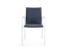 Καρέκλα Odeon Λευκή - Μπλε 55,5x60x83 εκ. - Μπλε