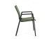 Καρέκλα Odeon Μαύρη/Πράσινη 55,5x60x83 εκ. - Μαύρο