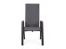 Καρέκλα Εξωτερικού Χώρου Ethan Ανακλινόμενη Ανθρακί 59,5x72x111εκ. - Γκρι