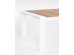 Τραπέζι Cameron Επεκτεινόμενο Λευκό 384x110x75 εκ. - Καφέ
