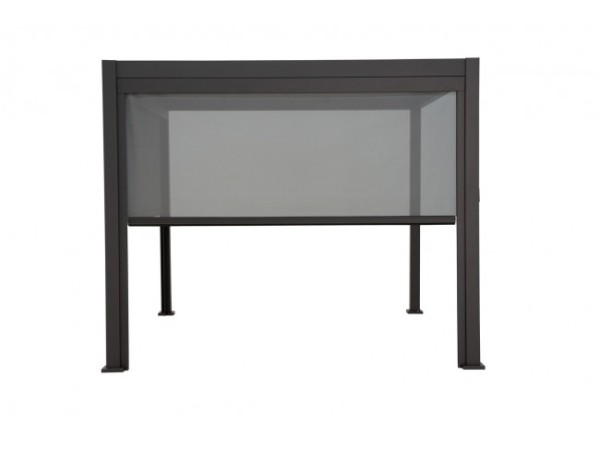 Πλευρική Κουρτίνα  Ocean Μεταλλικό Μαύρο 340x10x235 εκ. - Μαύρο