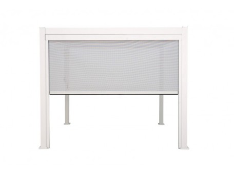 Πλευρική Κουρτίνα   Ocean Μεταλλικό Λευκό 371x10x235 εκ. - Λευκό