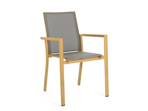 Καρέκλα Konnor Μεταλλική Κίτρινη 56,2x60x88 εκ. - Γκρι Καρέκλα Konnor Μεταλλική Κίτρινη 56,2x60x88 εκ. - Γκρι