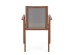 Καρέκλα Konnor Μεταλλική Καφέ 56,2x60x88 εκ. - Γκρι