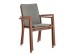 Καρέκλα Konnor Μεταλλική Καφέ 56,2x60x88 εκ. - Γκρι