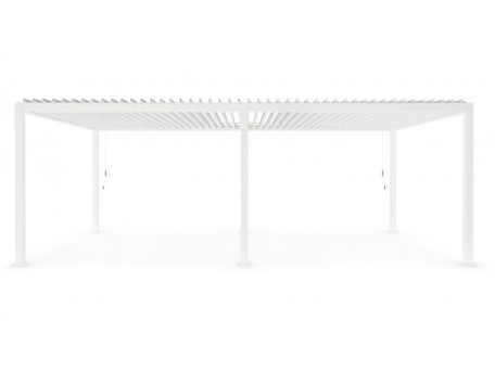 Κιόσκι Ocean Μεταλλικό Λευκό 360x720x250 εκ. - Λευκό