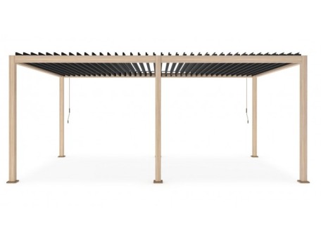 Κιόσκι Ocean Μεταλλικό Μαύρο 360x600x250 εκ. - Μαύρο