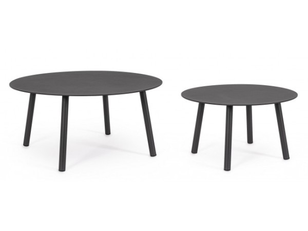 Τραπέζι Μέσης Εξωτερικού Χώρου Aminta Αλουμινίου Γκρι (Σετ 2) 80*80*39εκ. - Γκρι Τραπέζι Μέσης Εξωτερικού Χώρου Aminta Αλουμινίου Γκρι (Σετ 2) 80*80*39εκ. - Γκρι