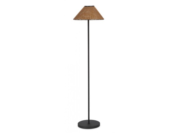 Φωτιστικό Δαπέδου Kalyan Led Μεταλλικό Μαύρο/Καφέ 40x40x160εκ. - Μαύρο Φωτιστικό Δαπέδου Kalyan Led Μεταλλικό Μαύρο/Καφέ 40x40x160εκ. - Μαύρο