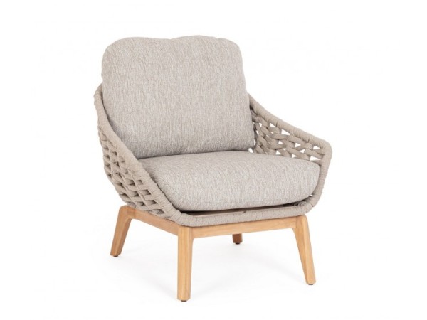 Πολυθρόνα Εξωτερικού Χώρου Tamires Αλουμινίου Μπεζ 78*88*71εκ. - Γκρι Πολυθρόνα Εξωτερικού Χώρου Tamires Αλουμινίου Μπεζ 78*88*71εκ. - Γκρι