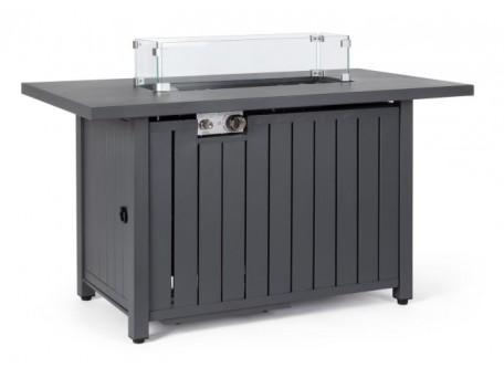 Εστία Φωτιάς Wolke Γκαζιού Μεταλλική Γκρι 109*59*63εκ. - Γκρι