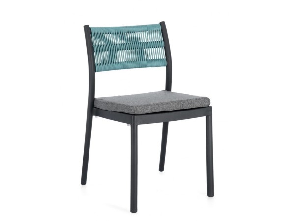 Καρέκλα Alvin Εξωτερικού Χώρου Ύφασμα Γκρι/Μπλε 49,5x52,5x82εκ. - Γκρι Καρέκλα Alvin Εξωτερικού Χώρου Ύφασμα Γκρι/Μπλε 49,5x52,5x82εκ. - Γκρι