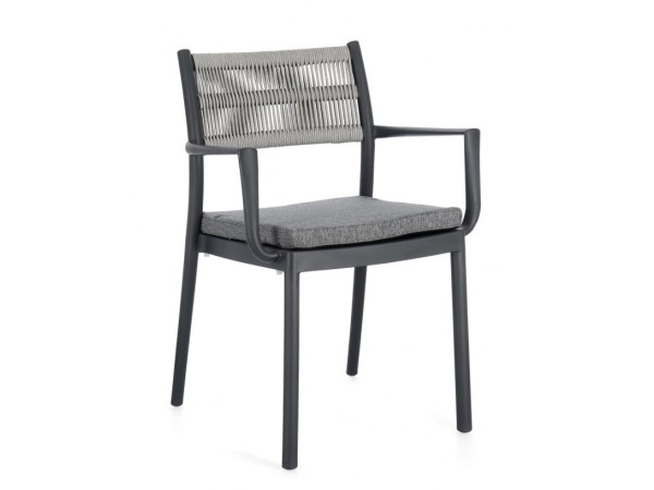 Καρέκλα Τραπεζαρίας Alvin Γκρι 59,5x52,5x82 εκ. - Γκρι Καρέκλα Τραπεζαρίας Alvin Γκρι 59,5x52,5x82 εκ. - Γκρι