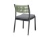 Καρέκλα Alvin Εξωτερικού Χώρου Ύφασμα Γκρι/Πράσινο 49,5x52,5x82εκ. - Γκρι