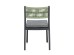 Καρέκλα Alvin Εξωτερικού Χώρου Ύφασμα Γκρι/Πράσινο 49,5x52,5x82εκ. - Γκρι
