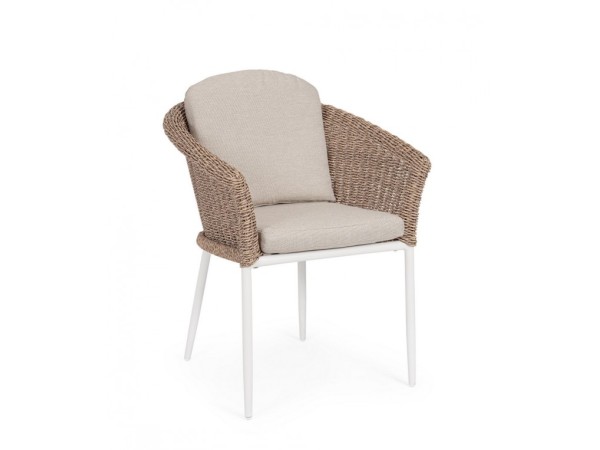 Καρέκλα Κήπου Oceana Μεταλλική Γκρι 63*63*84.5εκ. - Γκρι