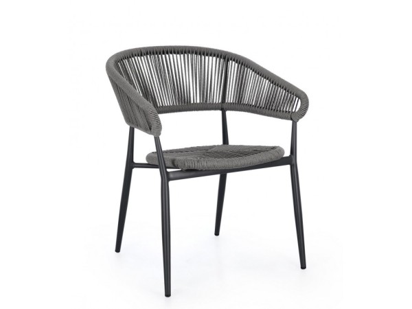 Καρέκλα Εξωτερικού Χώρου Algaida Μεταλλική Γκρι 62x64x76εκ. - Γκρι Καρέκλα Εξωτερικού Χώρου Algaida Μεταλλική Γκρι 62x64x76εκ. - Γκρι