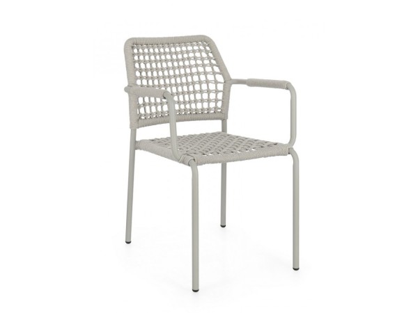 Καρέκλα Εξωτερικού Χώρου Rajada Μεταλλική Γκρι 53x61x80εκ. - Γκρι Καρέκλα Εξωτερικού Χώρου Rajada Μεταλλική Γκρι 53x61x80εκ. - Γκρι