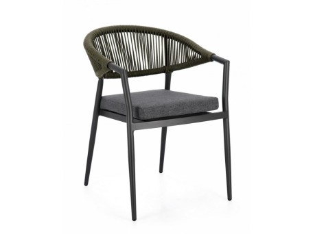 Καρέκλα Εξωτερικού Χώρου Millor Μεταλλική Πράσινη 57*61*78εκ. - Πράσινο