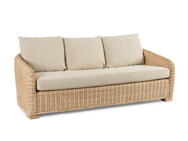 Καναπές Εξωτερικού Χώρου Cadice Ρατάν Καφέ 165x77x80εκ. - Μπεζ Καναπές Εξωτερικού Χώρου Cadice Ρατάν Καφέ 165x77x80εκ. - Μπεζ