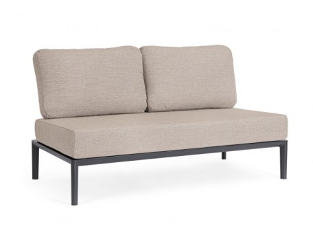 Στοιχείο Καναπέ Gerald Pelican Αλουμινίου Γκρι 144*80*77.5εκ. - Γκρι