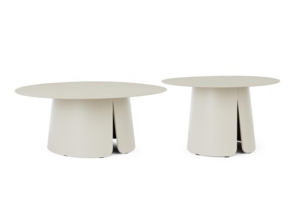 Τραπέζι Μέσης (Σετ 2) Bryan Αλουμινίου Μπεζ 90*90*36εκ. - Μπεζ Τραπέζι Μέσης (Σετ 2) Bryan Αλουμινίου Μπεζ 90*90*36εκ. - Μπεζ