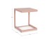 Τραπεζάκι Βοηθητικό Konnor Μεταλλικό Ροζ 40x40x45εκ. - Ροζ