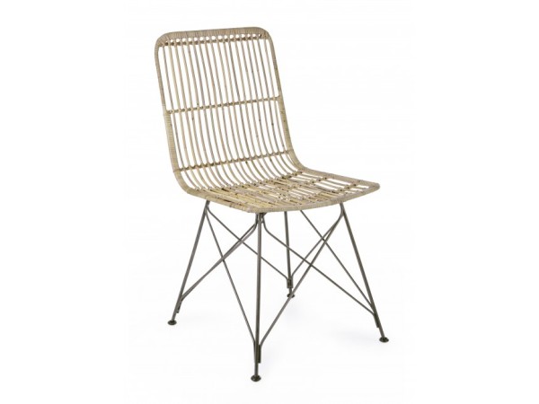 Καρέκλα Lucila Μεταλλική Μπεζ 45x55x85εκ. - Μπεζ Καρέκλα Lucila Μεταλλική Μπεζ 45x55x85εκ. - Μπεζ