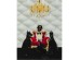 Γυάλινος Πίνακας Ντόπερμαν II Ασπρόμαυρος-Κόκκινο 60x0.4x80εκ