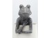Επιτραπέζιο Φωτιστικό Animal Frog Γκρι 23x23x57εκ Ε27 - Γκρι