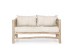 Καναπές Διθέσιος Sahel Μασίφ Ξύλο Μπεζ 80x75x140εκ. - Μπεζ Καναπές Διθέσιος Sahel Μασίφ Ξύλο Μπεζ 80x75x140εκ. - Μπεζ