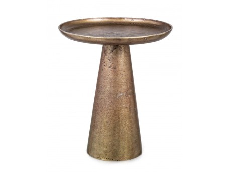 Βοηθητικό Τραπέζι Kulvir Μπρονζέ 39x39x46εκ. - Μπρονζέ