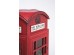 Βιτρίνα Τηλεφωνικός Θάλαμος London Κόκκινος 53x50.7x140εκ - Κόκκινο