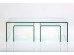 Τραπέζι Μέσης Γυάλινο Clear Club (Σετ 3) 90x50x36εκ - Διάφανο Τραπέζι Μέσης Γυάλινο Clear Club (Σετ 3) 90x50x36εκ - Διάφανο