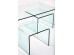 Τραπέζι Μέσης Γυάλινο Clear Club (Σετ 3) 90x50x36εκ - Διάφανο Τραπέζι Μέσης Γυάλινο Clear Club (Σετ 3) 90x50x36εκ - Διάφανο