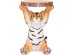 Βοηθητικό Τραπεζάκι Animal Τίγρης Καφέ  37x35x53εκ - Πολύχρωμο