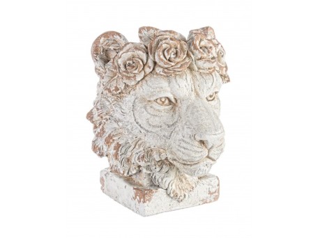 Κασπώ-Βάζο Λιοντάρι Magnesia Μπεζ-Καφέ 44 εκ. - Μπεζ