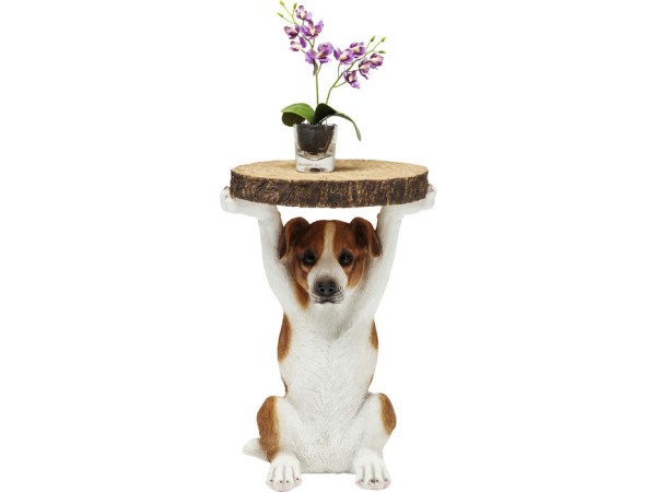 Βοηθητικό Τραπεζάκι Animal Σκύλος Mr. Jack Καφέ-Λευκό 35x33x52εκ - Καφέ Βοηθητικό Τραπεζάκι Animal Σκύλος Mr. Jack Καφέ-Λευκό 35x33x52εκ - Καφέ