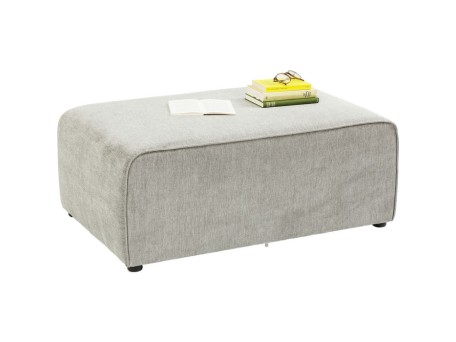 Ταμπουρέ Infinity Pouff 68 Elements Γκρι 100x68 εκ. 100x68x41εκ - Γκρι