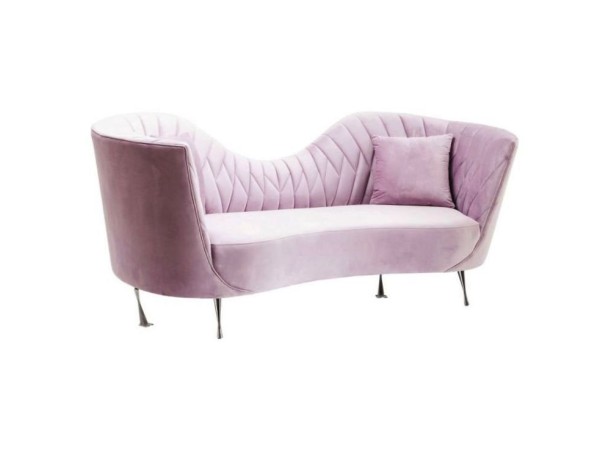 Καναπές Cabaret 2-Seater Ροζ 214x90x83εκ - Ροζ