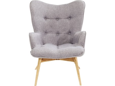 Πολυθρόνα Vicky  Grey 59x63x92εκ - Γκρι