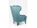 Πολυθρόνα Wing  Vintage Bluegreen